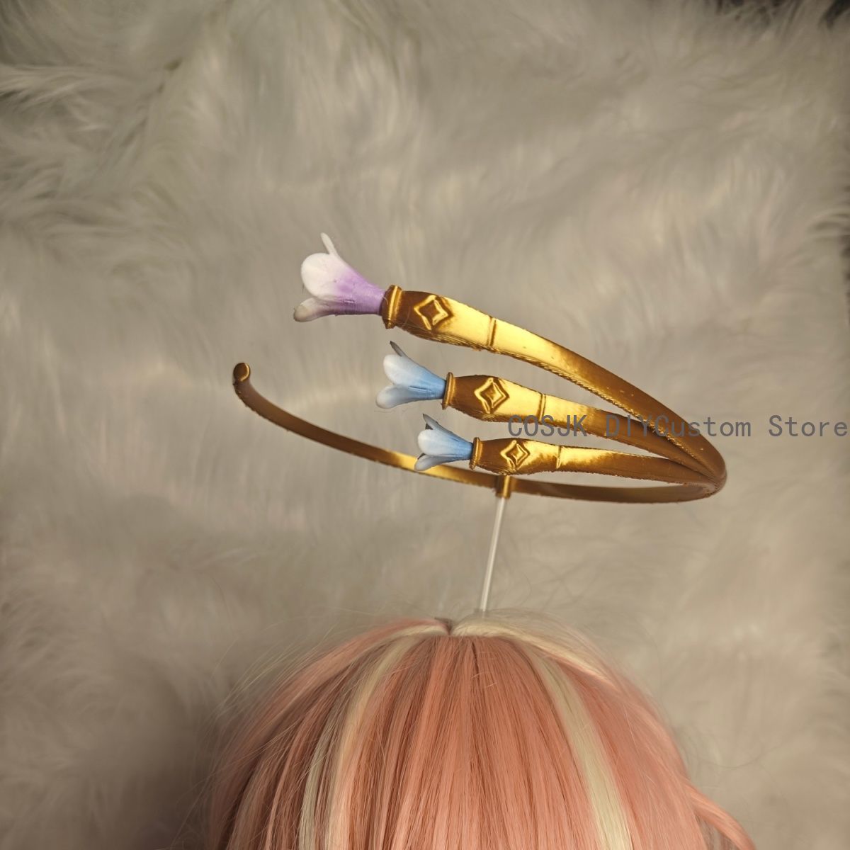 Hair Clips - アニメゲーム Honkai スターレールコスプレコーナーアクセサリーハローヘッドウェアアングルヘアクリップモデルキットバレッタモデルロールプレイ小道具