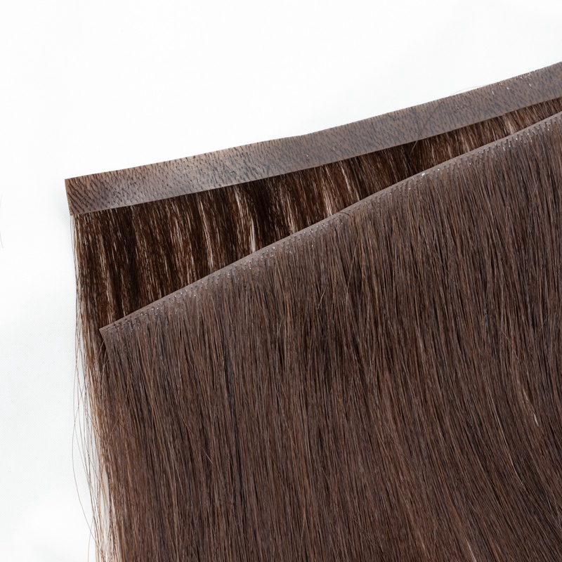 Invisible Tape In Extensions Real Hair - 目に見えないロングテープ PU 横糸人毛バンドル本物の自然な髪シームレス & グルーレス注入テープヘアエクステンション太い端