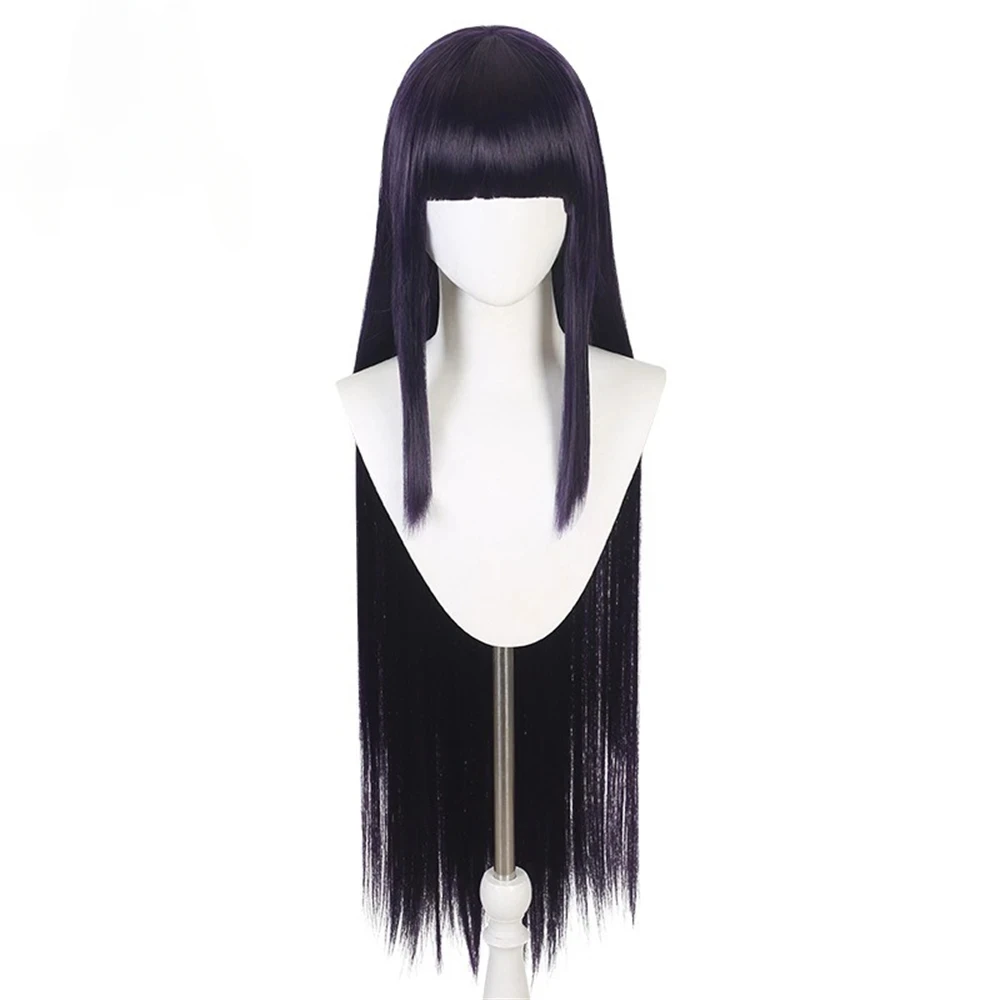 Synthetic Braided Wigs For Black Women - 犬×僕SS 紫城院リリチョ コスプレ合成ウィッグ 100CM ロング パープルブラック