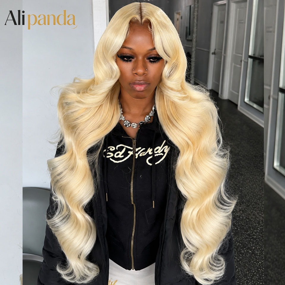 613 Blonde Body Wave Lace Front Wig - 613 HDレースフロントウィッグ 13x6 30インチ 250密度 ボディウェーブ人毛ウィッグ