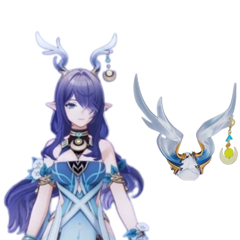 Hair Clips - ゲーム『原神』ラウマコスプレ衣装小道具 ヘッドウェア ヘアクリップ アニメロールプレイアクセサリー ハロウィンカーニバルパーティー用