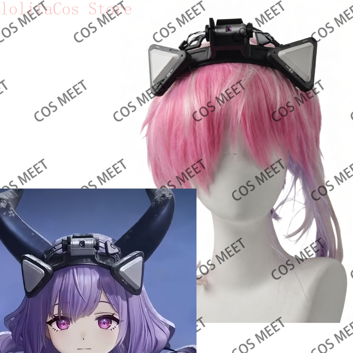 Hair Clips - アークナイツ：エンドフィールド・タイフォエウス 3Dプリント コスプレ小道具 ヘアクリップ デコレーション ヘッドウェア