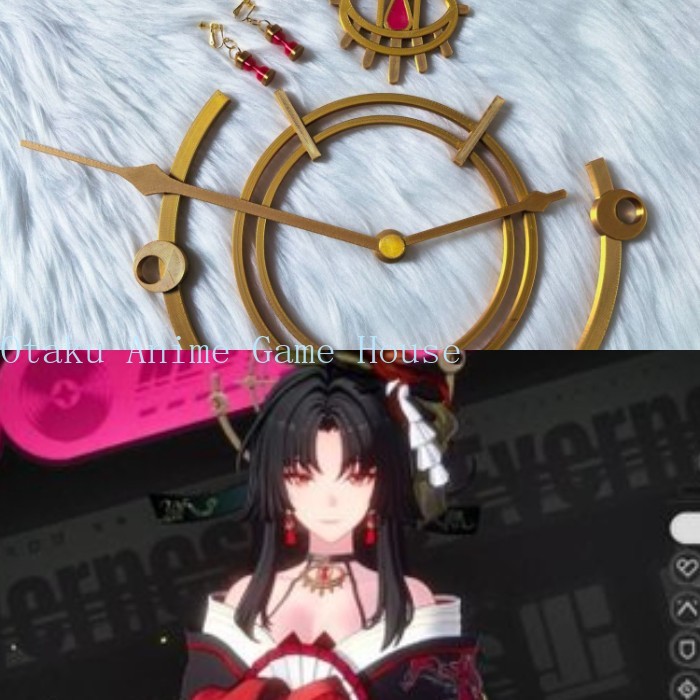 ネバーネス・トゥ・エバネス・ホトーリ 3D プリントコスプレ - Hair Clips のレビューと価格