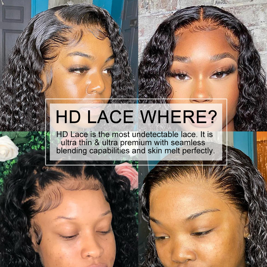 250%密度 13x4 HD透明レースフルフロントウィッグ  - Hd Lace Frontal Wig Human Hair Pre Plucked のレビューと価格