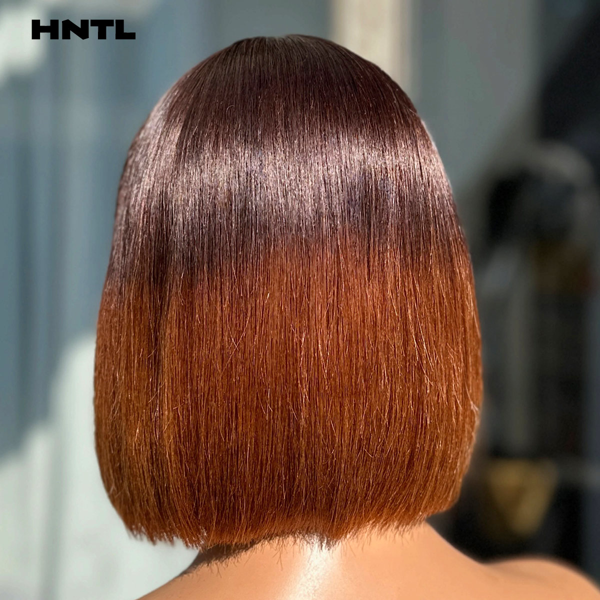 装着簡単2by6クロージャーバンボブ8インチ接着剤不要ウィッ - Pre Parted 13X4 Lace Front Bob Wig のレビューと価格
