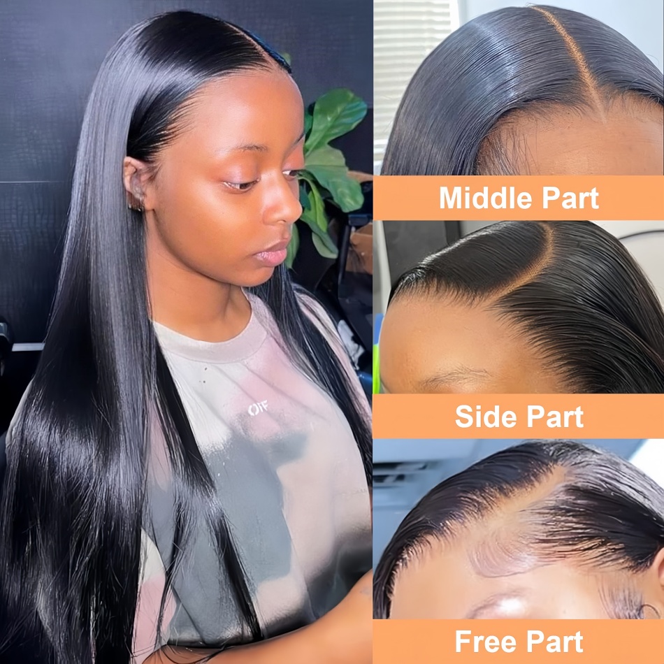 ストレート人毛ウィッグ 4x4 5x5 プリプラッキング済み - Hd Lace Frontal Wig Human Hair Pre Plucked のレビューと価格
