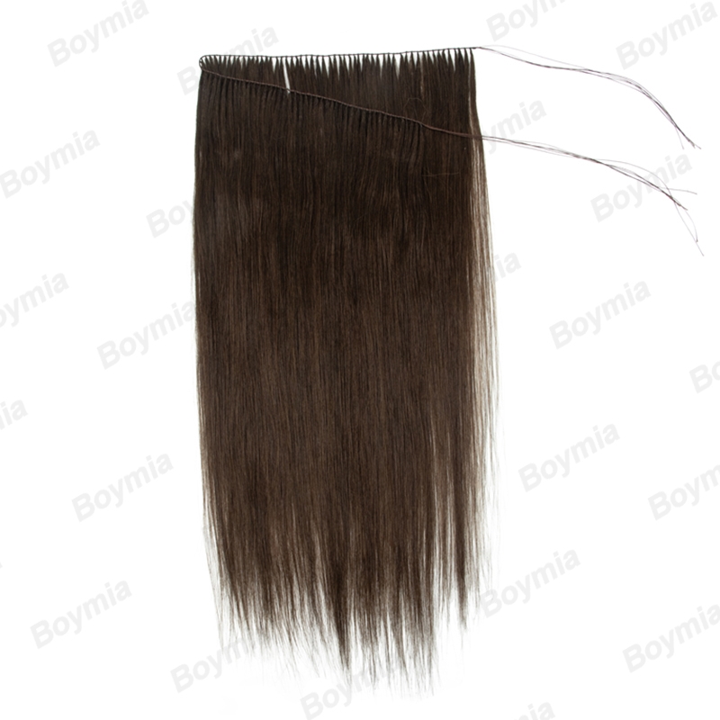 フェザーヘアエクステンション ナチュラル人毛束 ノンレミー  - Invisible Tape In Extensions Real Hair のレビューと価格
