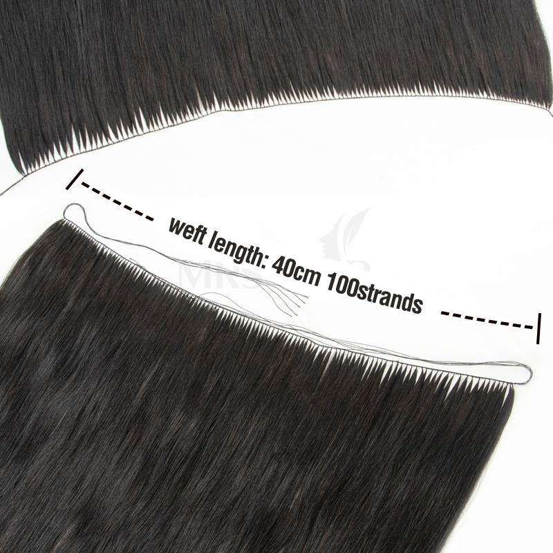 フェザーヘアエクステンション ナチュラル人毛束 ノンレミー  - Invisible Tape In Extensions Real Hair のレビューと価格