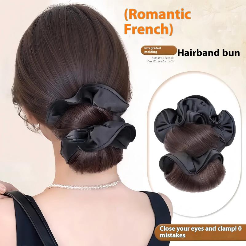 簡単に作れるアップヘア、合成毛の爪留めメッシーヘアバン、女性 - Claw Clip Messy Bun Hair Piece のレビューと価格