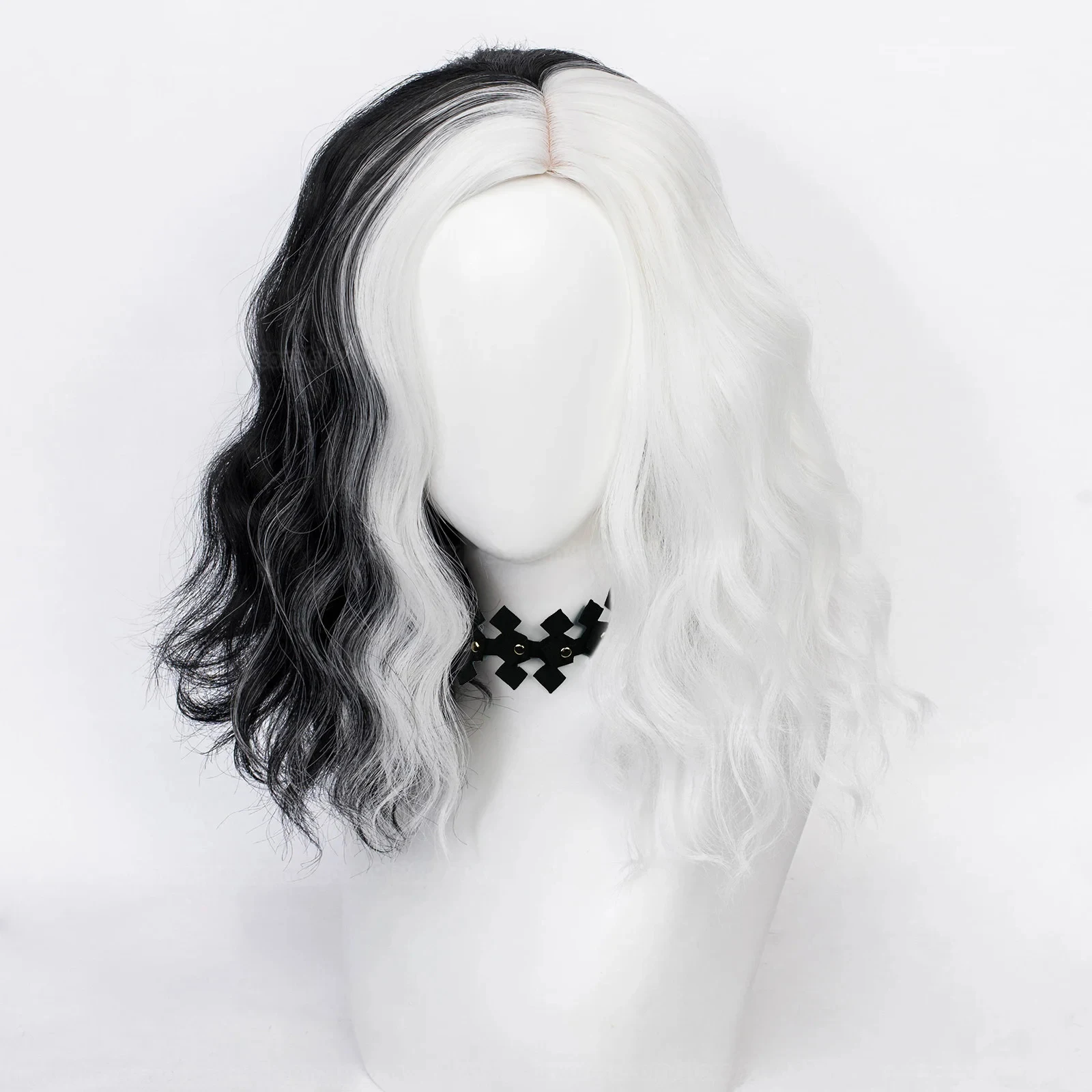 コンベンションアニメクルエラ・デ・ヴィルコスプレウィッグ小道 - Synthetic Braided Wigs For Black Women のレビューと価格