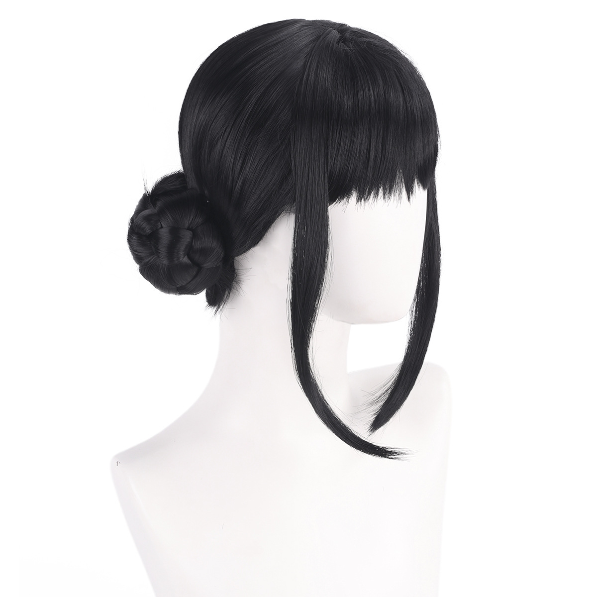 ゾイーコスプレウィッグ 33 センチメートル黒髪バンドルハロ - Synthetic Braided Wigs For Black Women のレビューと価格