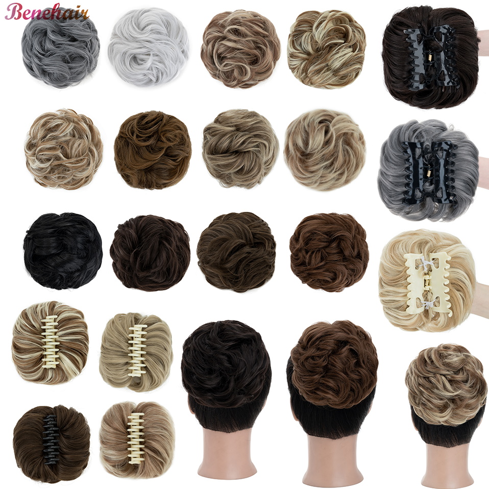 Benehair 乱雑なおだんごヘア合成爪クリップシニヨン女 - Claw Clip Messy Bun Hair Piece のレビューと価格