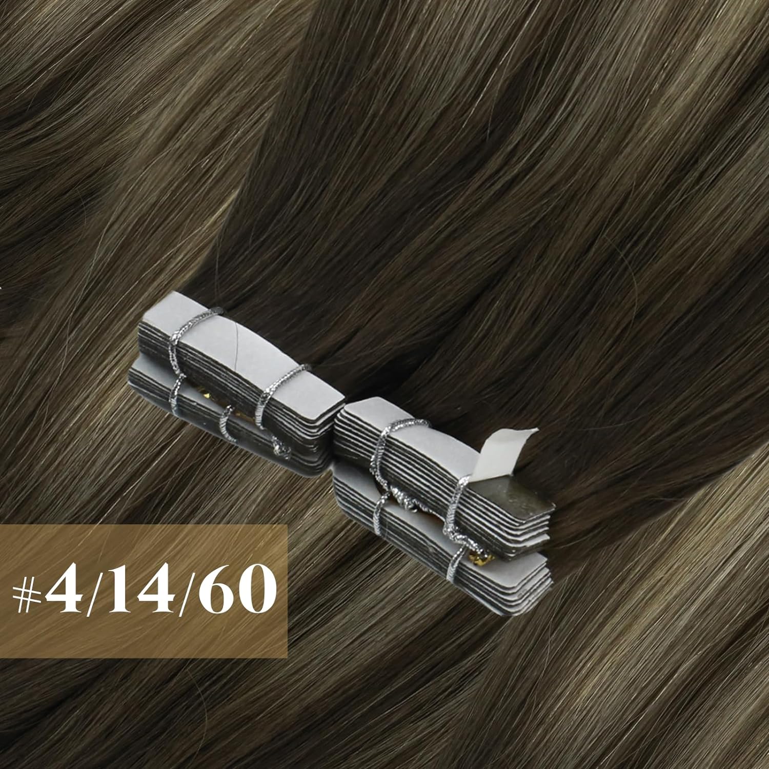 VeSunny テープインヘアエクステンション人毛バレイヤー - Invisible Tape In Extensions Real Hair のレビューと価格