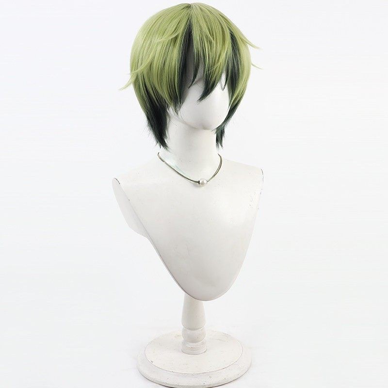 アニメナオヤ・ゼニンウィッグブロンドと黒のショートストレート - Synthetic Braided Wigs For Black Women のレビューと価格