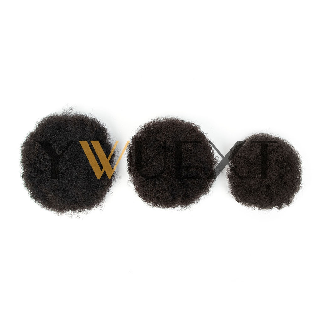 アフロパフポニーテール 4～6インチ人毛パフポニーテールヘア - Drawstring Afro Curly Puff Ponytail のレビューと価格
