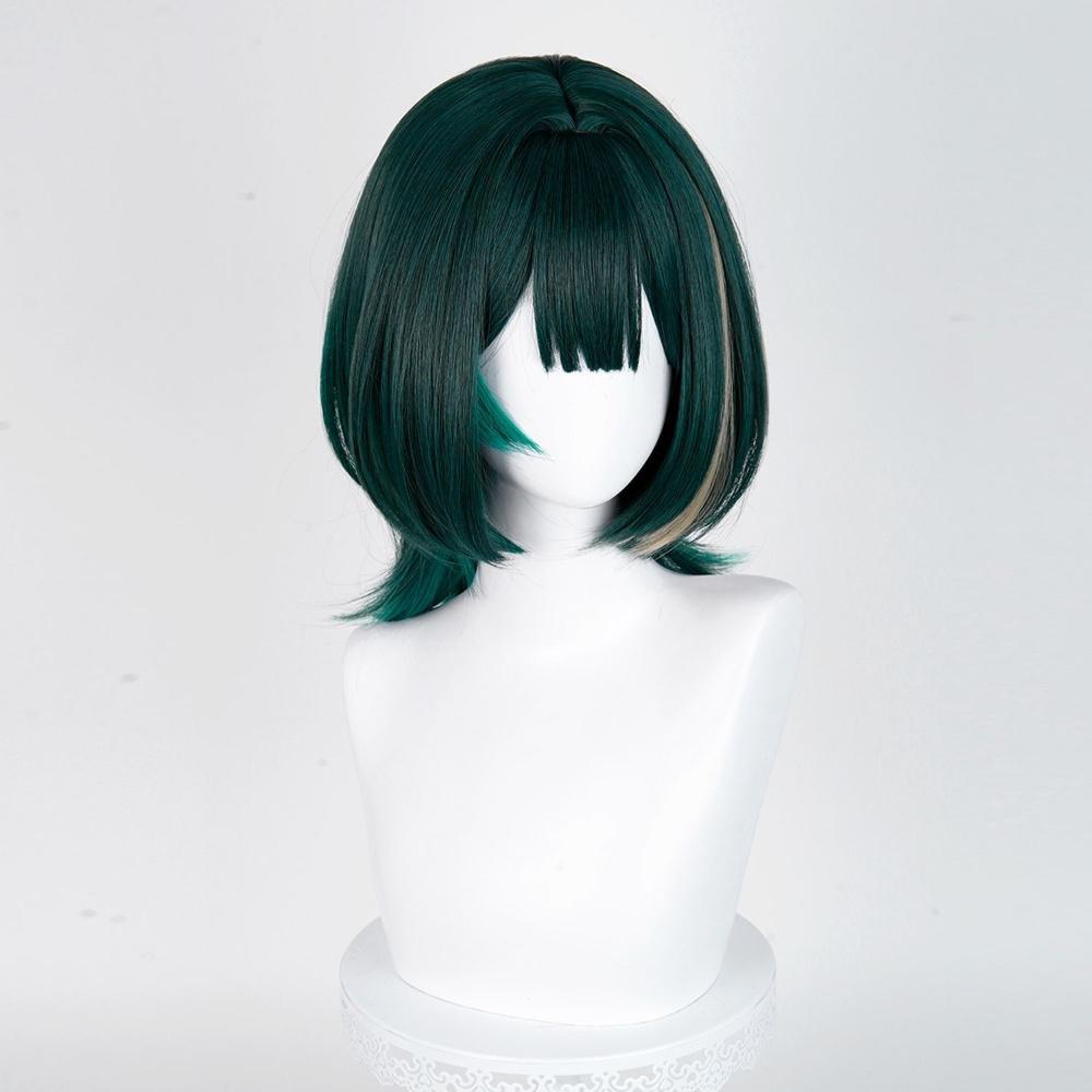 アニメネフェルコスプレウィッググリーンハイライトウィッグ女性 - Synthetic Wigs のレビューと価格