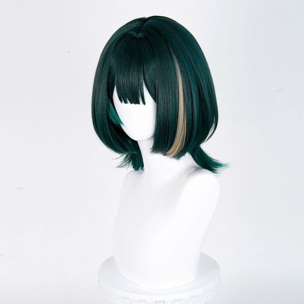 アニメネフェルコスプレウィッググリーンハイライトウィッグ女性 - Synthetic Wigs のレビューと価格