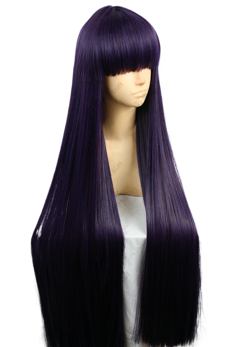 セーラーマー-長いストレート人工毛コスプレウィッグ、耐熱性、 - Synthetic Braided Wigs For Black Women のレビューと価格