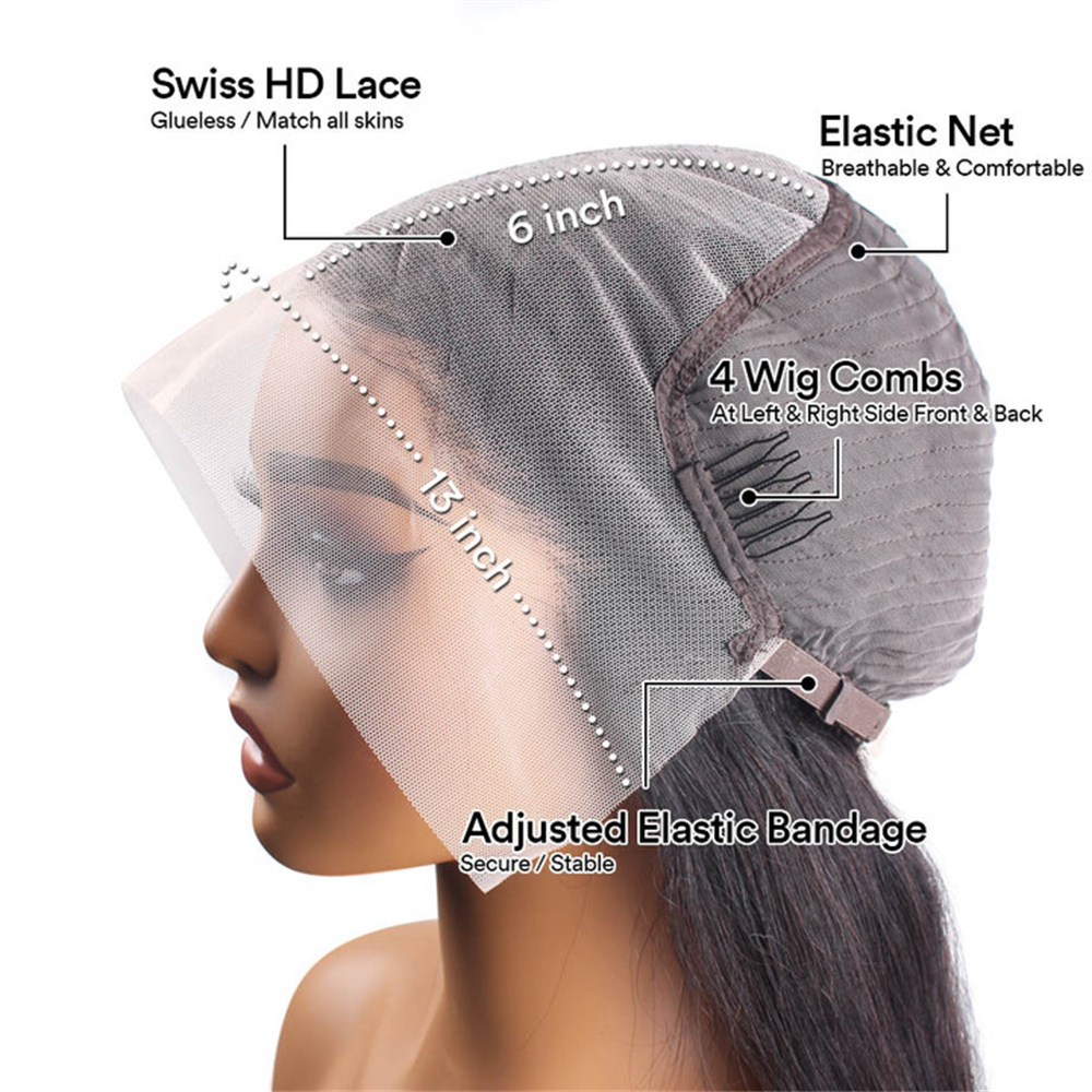 36インチ ディープウェーブ P4/27 ハイライト オンブ - Lace Front Wigs のレビューと価格