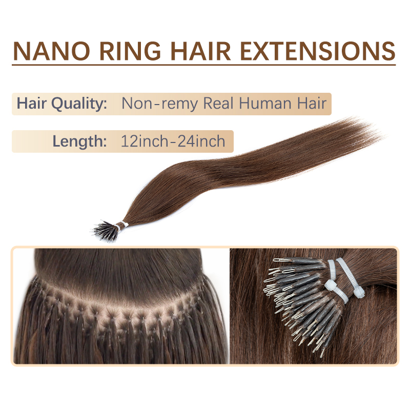 BOYMIA ナノヘアエクステンション人毛ナチュラルストレー - Invisible Tape In Extensions Real Hair のレビューと価格