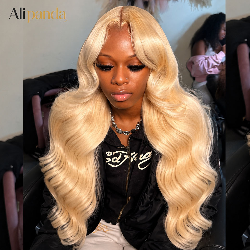 613 HDレースフロントウィッグ 13x6 30インチ 2 - 613 Blonde Body Wave Lace Front Wig のレビューと価格