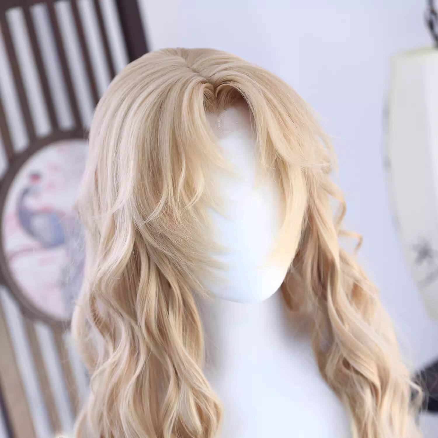 ヴェルモットベルモット風ウィッグコスプレ工藤新一毛利蘭女性ロ - Synthetic Wigs のレビューと価格