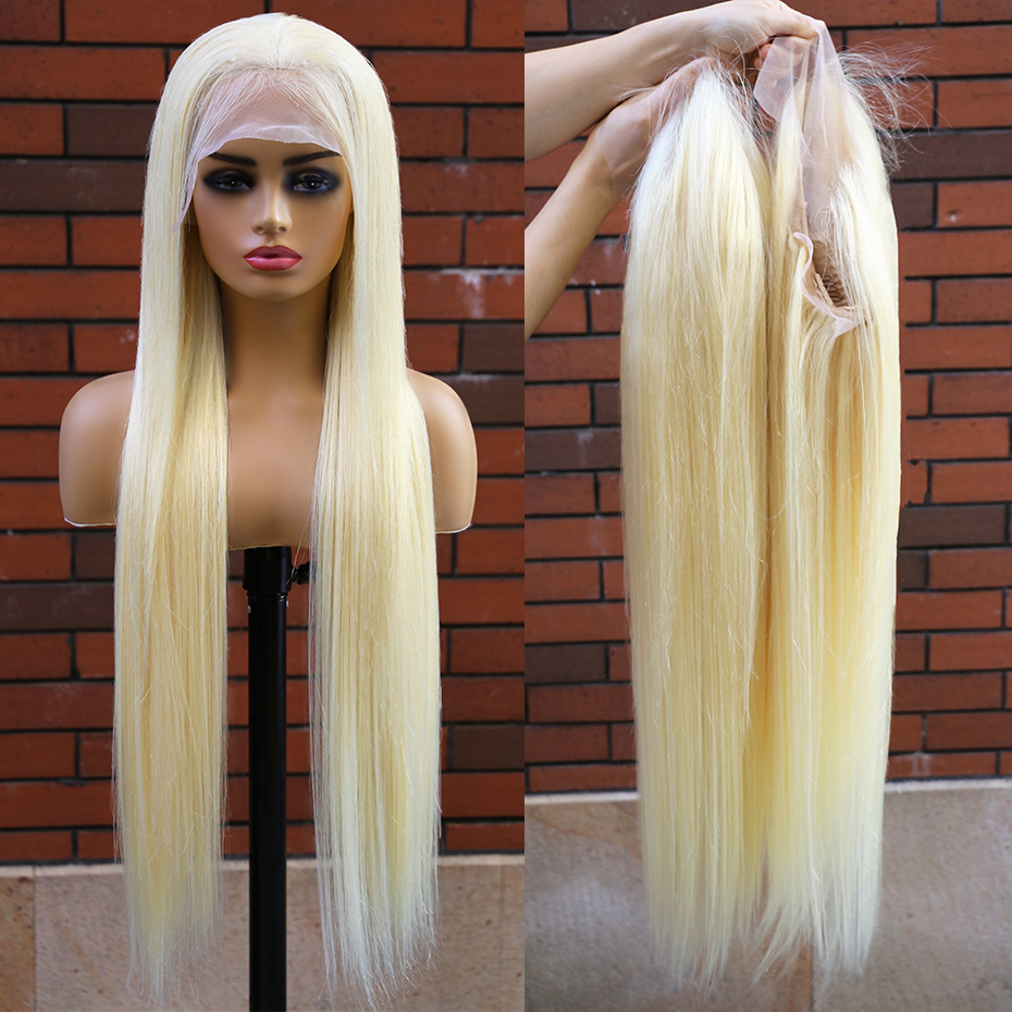 30～40インチ 613ハニーブロンドウィッグ 人毛 ブラジ - 613 Blonde Body Wave Lace Front Wig のレビューと価格