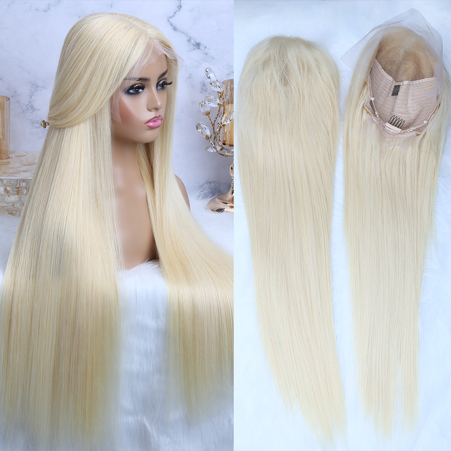 30～40インチ 613ハニーブロンドウィッグ 人毛 ブラジ - 613 Blonde Body Wave Lace Front Wig のレビューと価格
