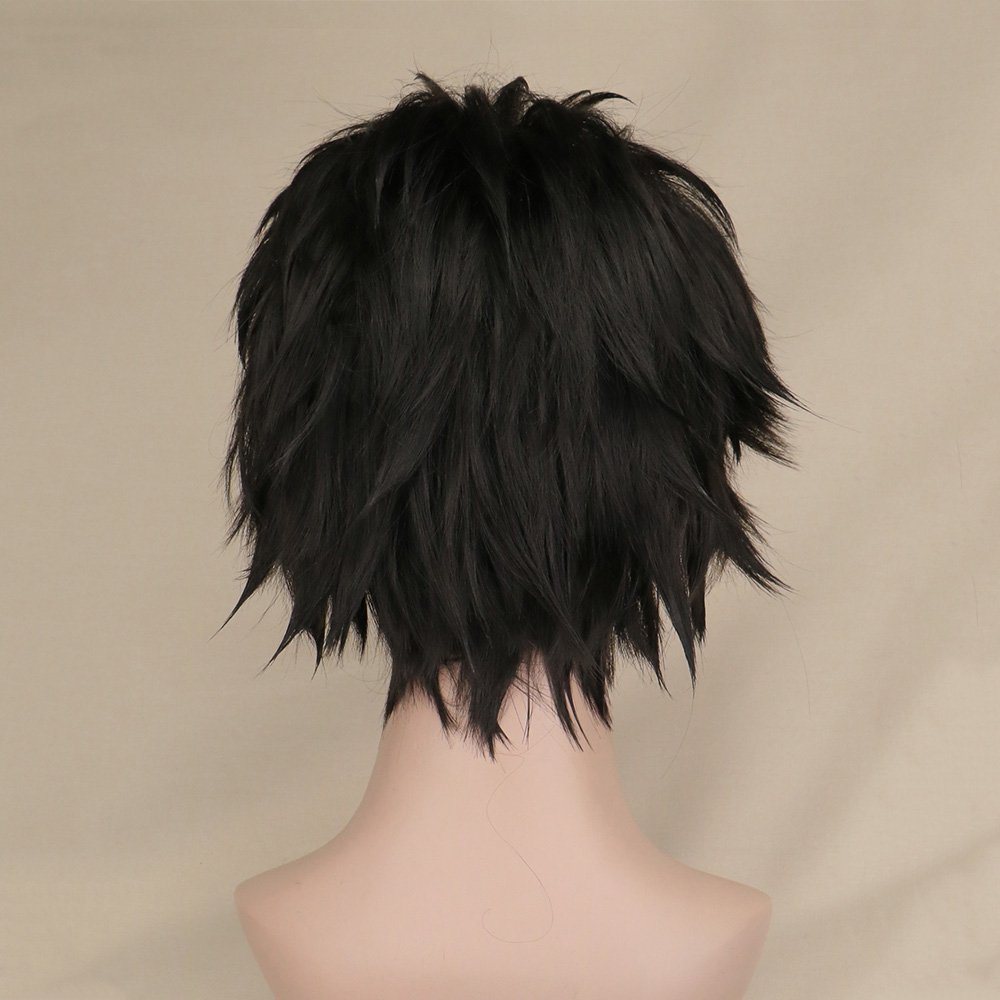 アニメヒロミヒグルマコスプレウィッグ黒ショート耐熱ファイバー - Synthetic Braided Wigs For Black Women のレビューと価格