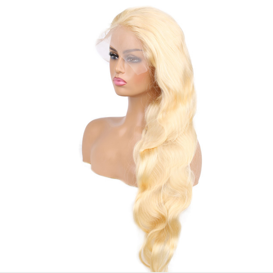 613ブロンド13x6 HD透明レースフロントウィッグ ブラ - 613 Blonde Body Wave Lace Front Wig のレビューと価格