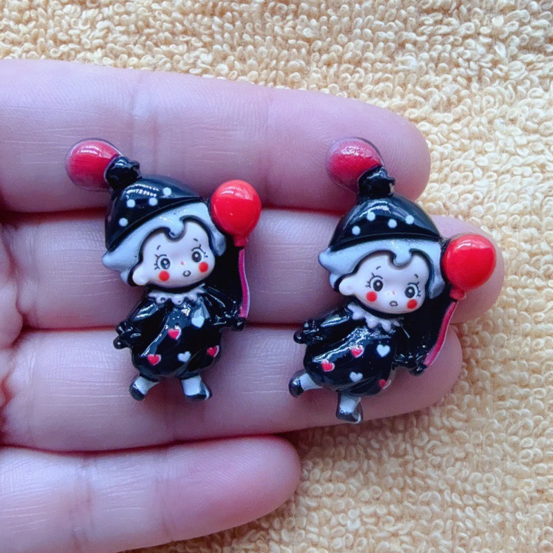 12個入りジョーカーバルーン子供用楽しい手作りDIYクリーム - Hair Clips のレビューと価格